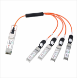 40G QSFP_ to 4x 10G SFP_ Breakout Active optical Cable